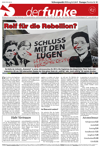 Reif für die Rebellion? (Editorial Funke Nr. 122)