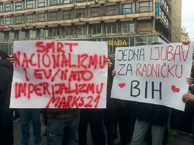 Solidarität mit der sozialen Bewegung in Bosnien-Herzegowina