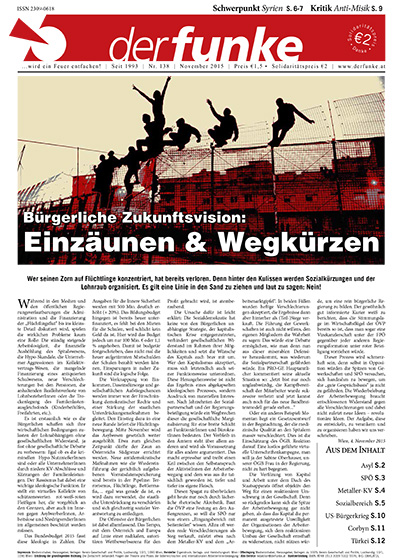 Bürgerliche Zukunftsvision: Einzäunen & Wegkürzen (Editorial Funke Nr. 138)