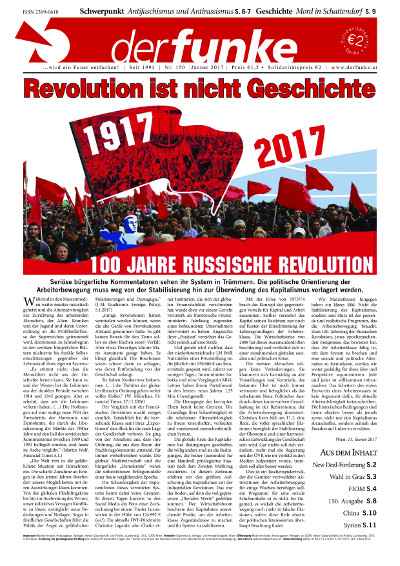Revolution ist nicht Geschichte (Editorial Funke Nr. 150)