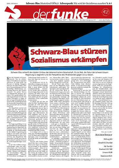 Schwarz-Blau stürzen – Sozialismus erkämpfen (Funke Nr. 159)