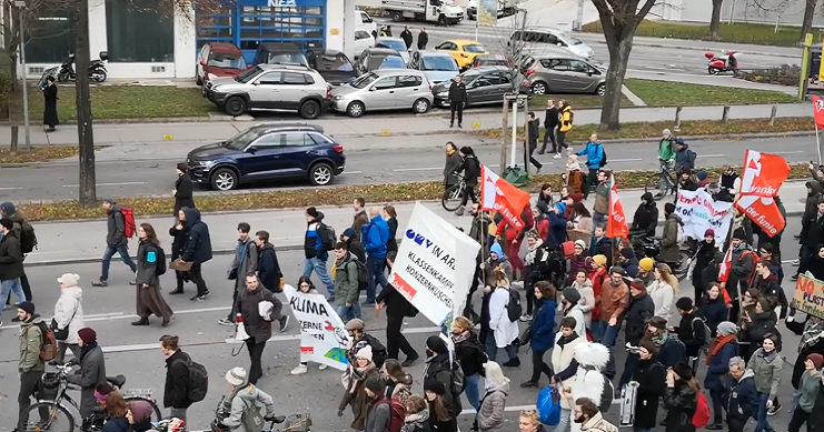 Video: Revolutionärer Block am 4. globalen Klimastreik in Wien