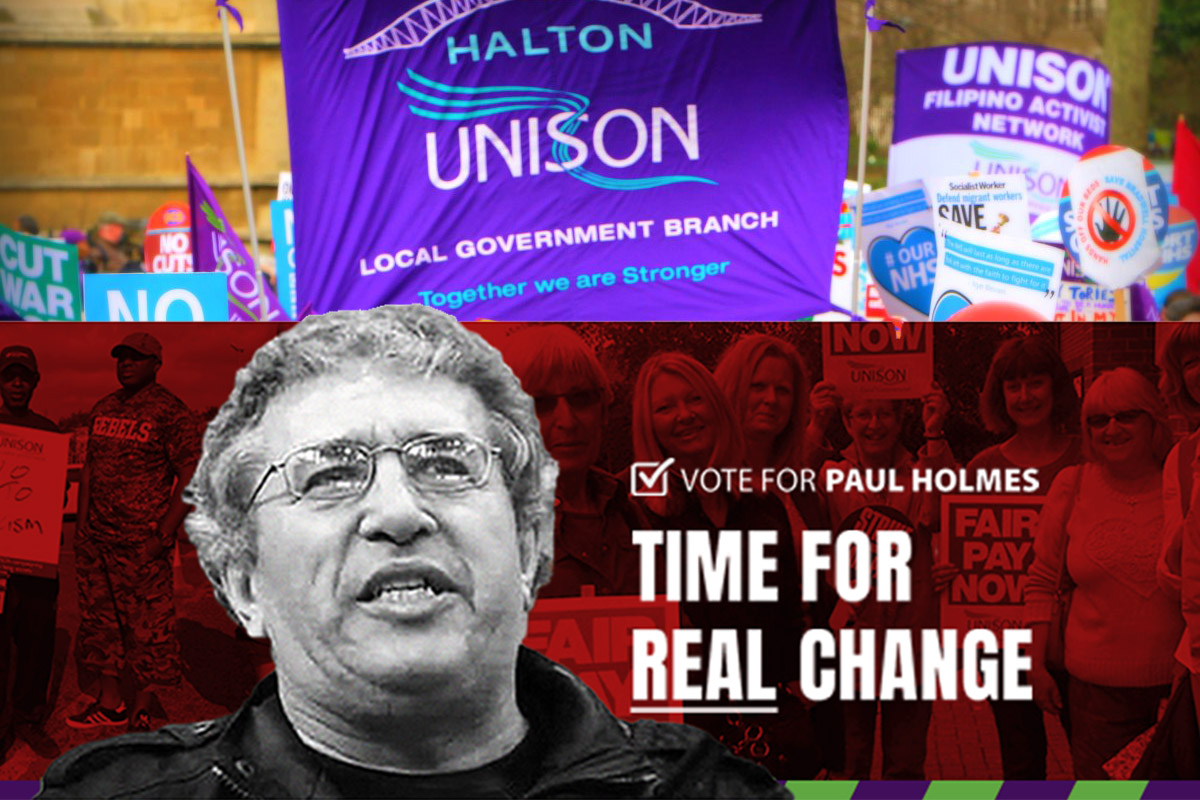 Paul Holmes UK Unison real change