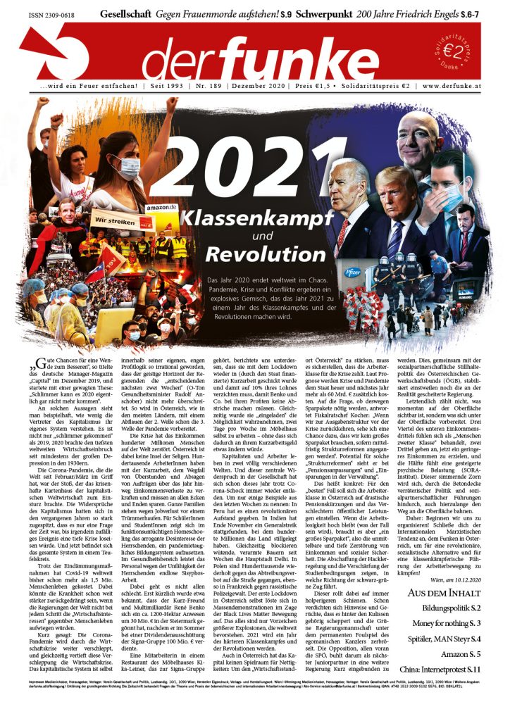 2021: Klassenkampf und Revolution (Funke Nr. 189)