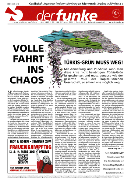 Volle Fahrt ins Chaos – Türkis-Grün muss weg! (Funke Nr. 190)