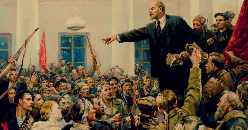 Russland 1917 Lenin Smolny
