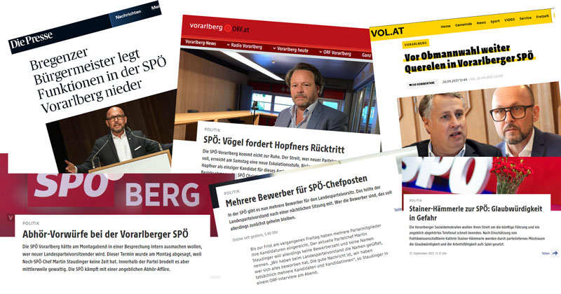 SPÖ-Vorarlberg: Postenkampf statt Klassenkampf