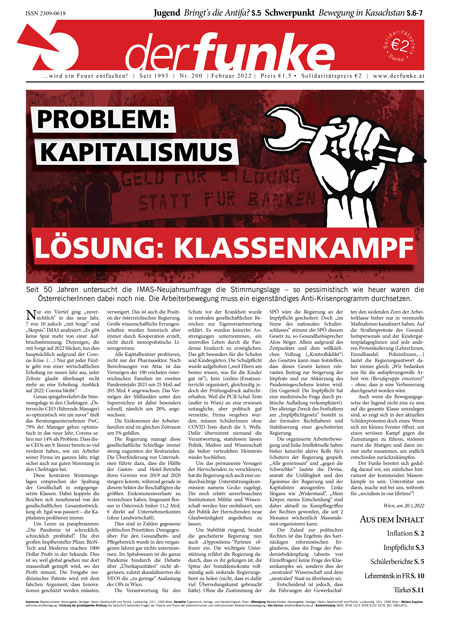 Problem: Kapitalismus – Lösung: Klassenkampf (Funke Nr. 200)