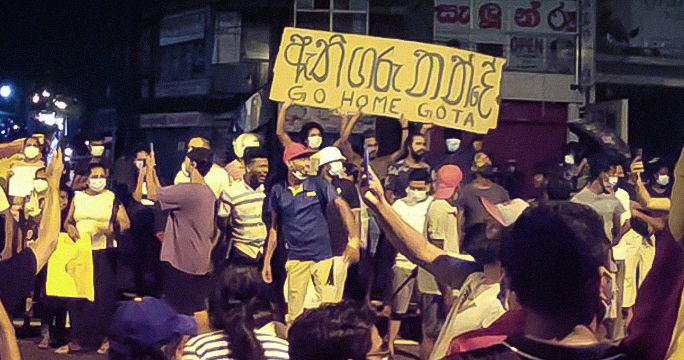 Proteste in Sri Lanka: Gota go home!