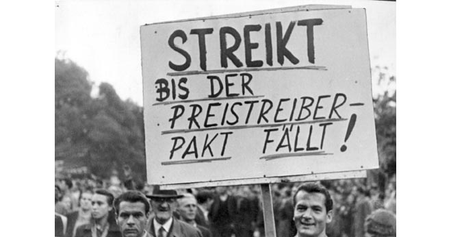 60 Jahre Oktoberstreik: …bis der Preistreiberpakt fällt