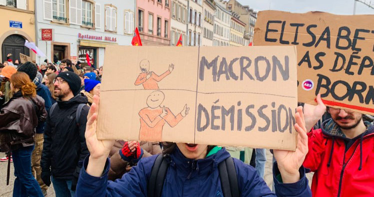 Die französische Arbeiterklasse fordert Macron zum Duell heraus