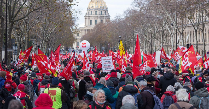 Macron in Pension schicken – für den unbefristeten Generalstreik!