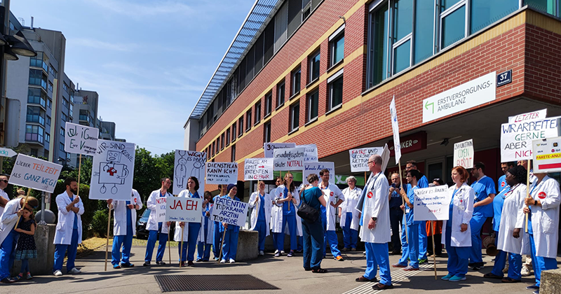 Wegen Überlastung: Ärzte streiken – Pflege solidarisch