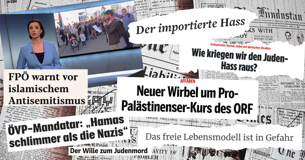 Medienmache für Krieg, Unterdrückung und Sozialabbau – Wir halten dagegen: Free Palestine!