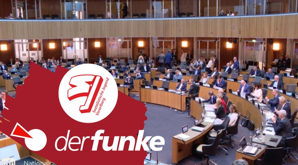 SJ Vorarlberg & Der Funke in der Nationalratssitzung