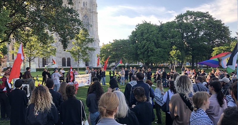 Wien: Palästina-Protestcamp von Polizei aufgelöst – jetzt Bewegung verbreitern! 