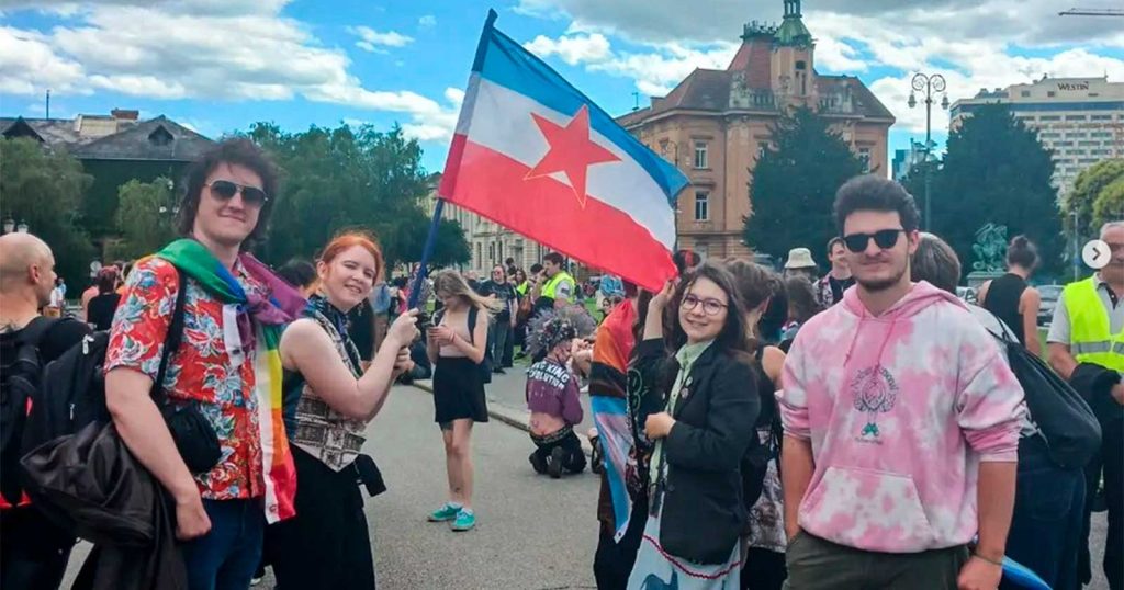 Jugo-Fahne elektrisiert Zagreb-Pride