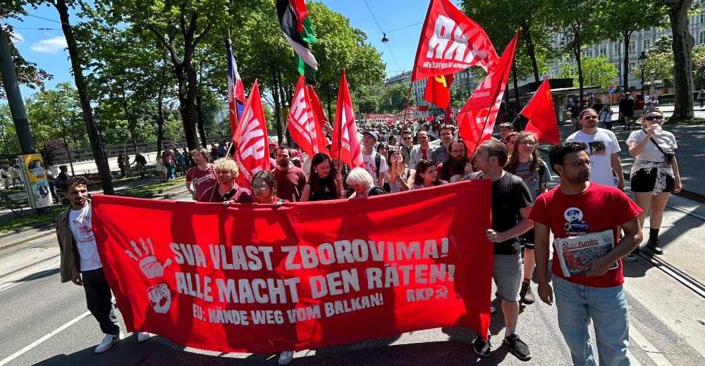1. Mai 2025: Bildung statt Bomben! Für Klassenkampf und Revolutionären Optimismus statt Unterordnung