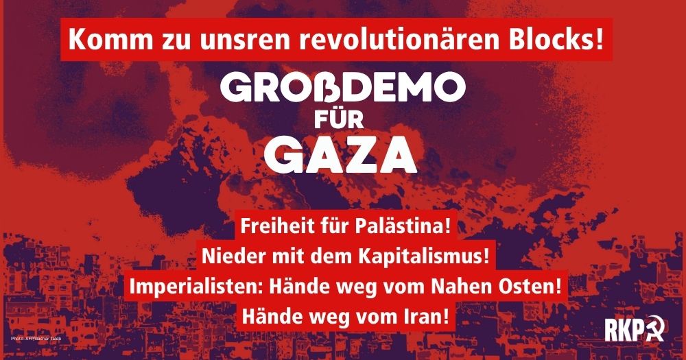 Freiheit für Palästina! Triff die RKP auf den Palästinademos in ganz Österreich!