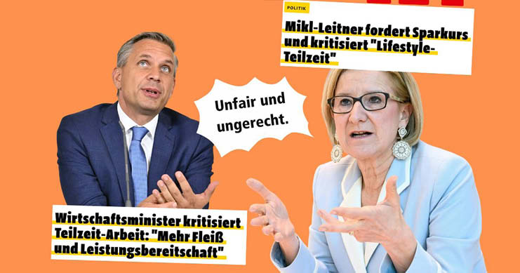 Nein zur Hetze gegen Teilzeitbeschäftigte!