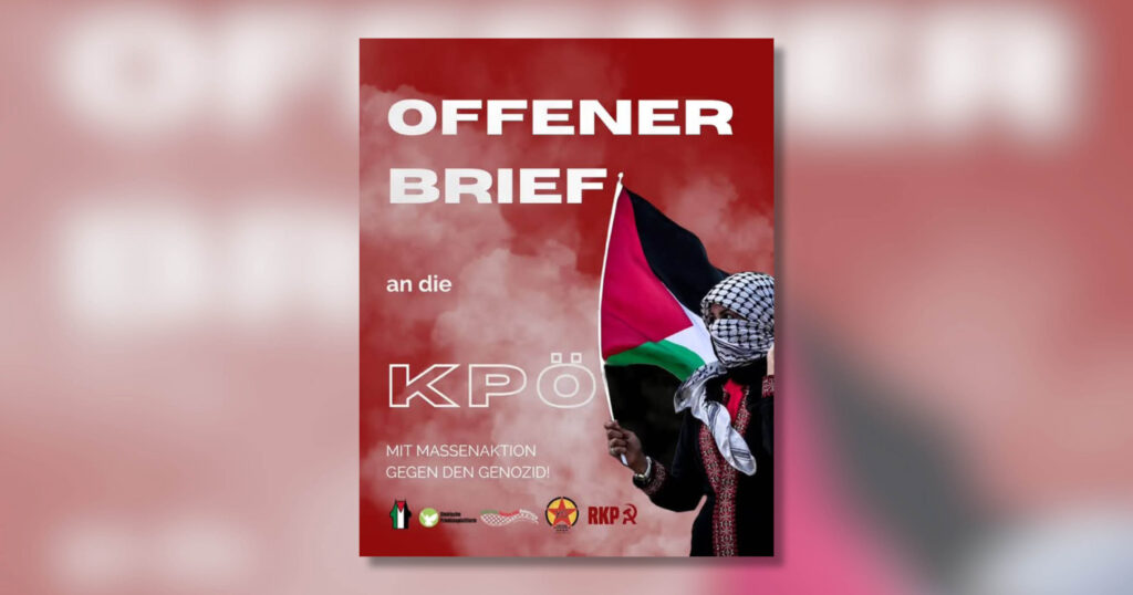 Offener Brief an die KPÖ