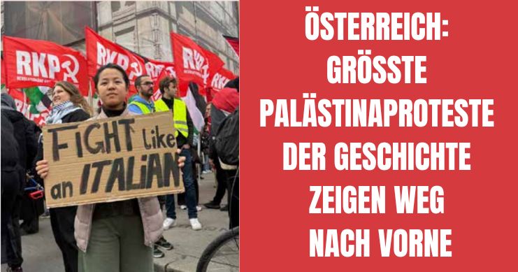 Österreich: Größte Palästina-Proteste der Geschichte zeigen Weg nach vorne