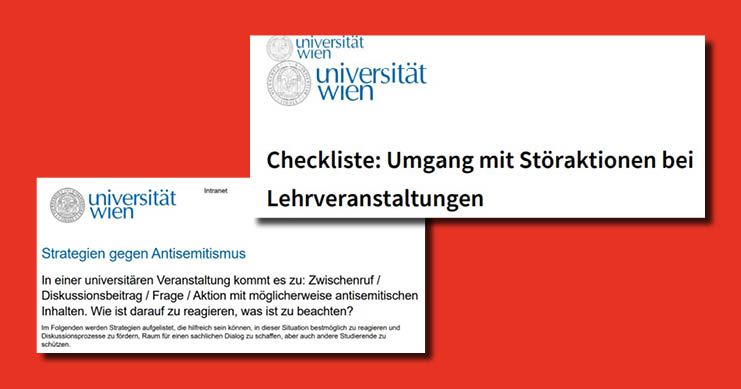 Angriffe des Rektorats auf die Meinungsfreiheit an der Uni Wien: Jetzt Studierenden-Vollversammlung! Angriffe des Rektorats auf die Meinungsfreiheit an der Uni Wien: Jetzt Studierenden-Vollversammlung!