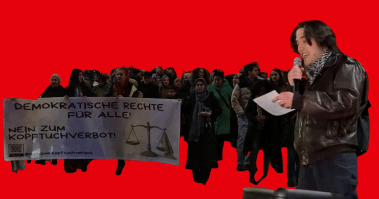 RKP Rede auf der Demo gegen das Kopftuchverbot