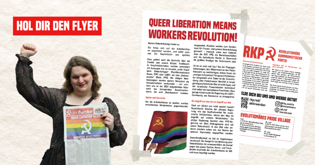 Flyer: Queer Liberation means Workers Revolution!